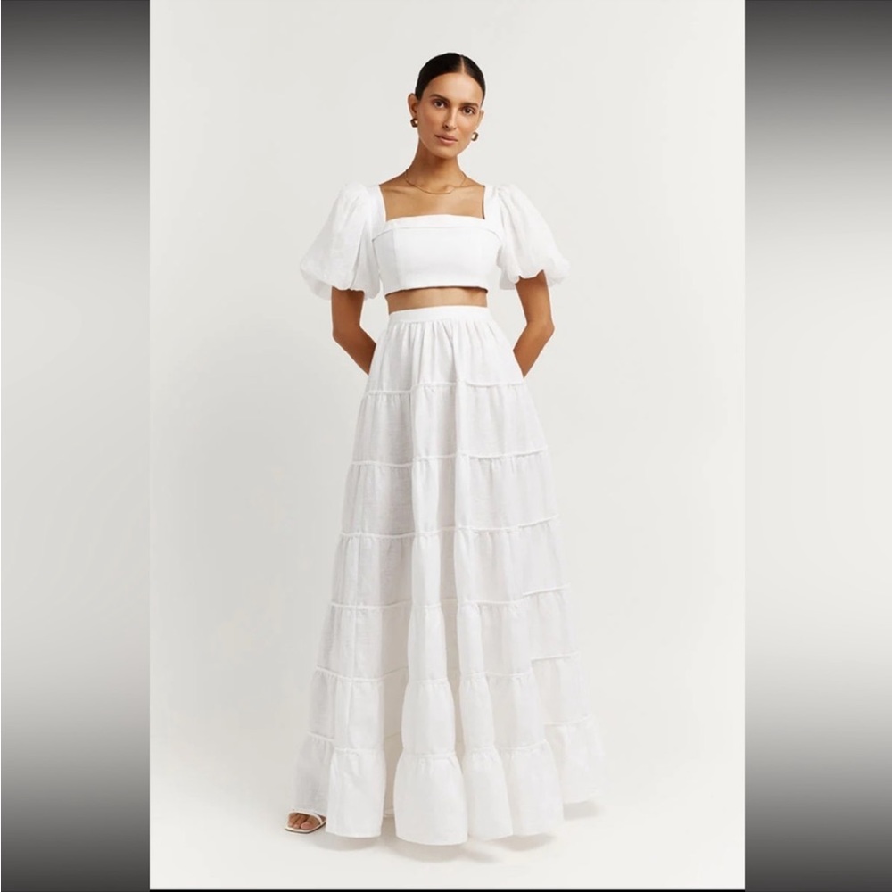 DISSH White Maxi Skirt